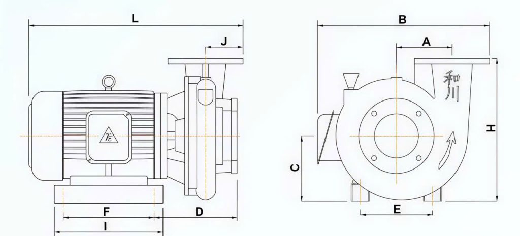 Cấu tạo máy bơm nước ly tâm đầu gang