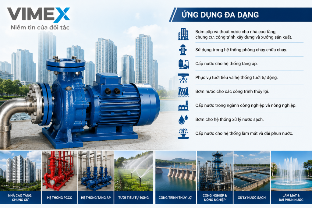 Máy bơm đầu gang Howaki CM 32-160A